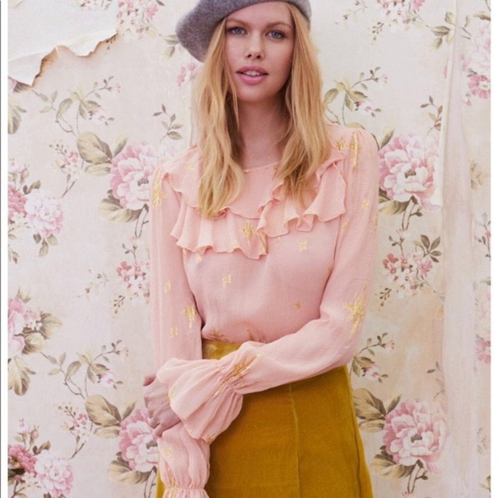 For Love & Lemons Gilded Star Blouse